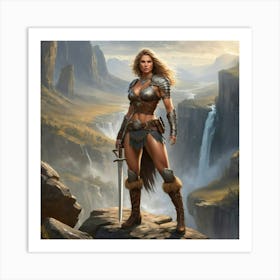 Sassy Warrior 1 Art Print