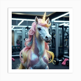 Leonardo Phoenix 10 A Majestic Unicorn With A Shimmering Coat 0 Art Print