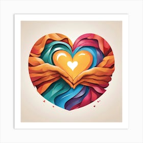 Heart Of Love 3 Art Print