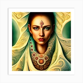 Feminine Weave Art Print