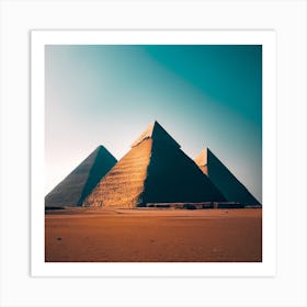 Pyramids Of Giza 1 Art Print