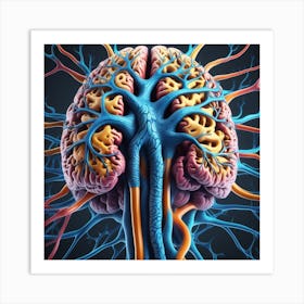 Brain And Nervous System 12 Art Print