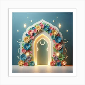 Ramadan Kareem Mubarak Lanterns 8 Art Print