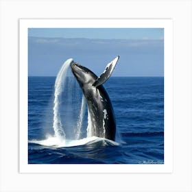Humpback Whale 9 Art Print