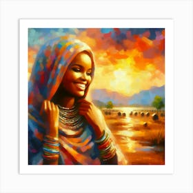 African Woman 1 Art Print