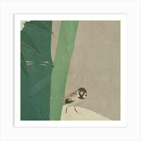 Japanese Artbamboo In Snow (Secchuchiku) (1909 1910) Art Print