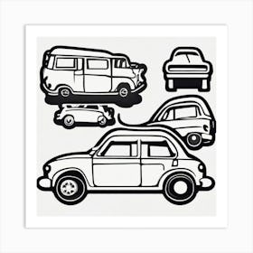 Old Cars Art Print