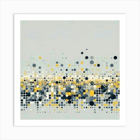 Abstract Dots Art Print