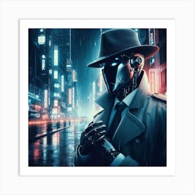 AI In A Suit Art Print