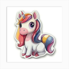 Unicorn Sticker 10 Art Print