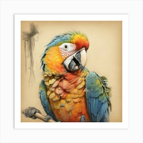 Parrot 38 Art Print