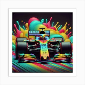 F1 Car Art Print