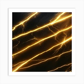 Lightning Bolts Art Print