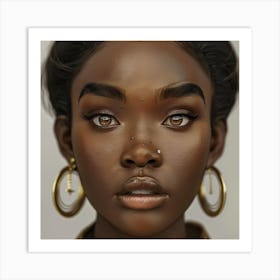 N Ultra Realistic Digital Portrait Of Iconic 1 Art Print