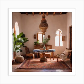 Moroccan Living Room Art Print