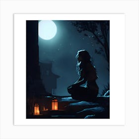 Night In The City Art Print