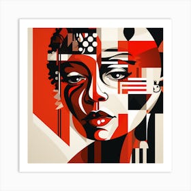 Portrait Of A Woman 66 Art Print