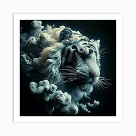 White Tiger 2 Art Print