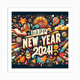 Happy New year Art Print