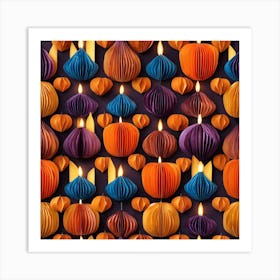 Paper Lanterns 1 Art Print