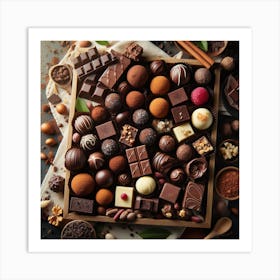 Delicious Chocolate Art Print