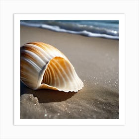 Shell On The Beach 6 Art Print