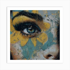 Face Of A Woman 2 Art Print