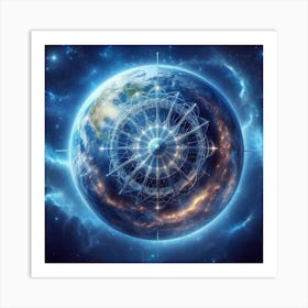 Earth In Space 38 Art Print