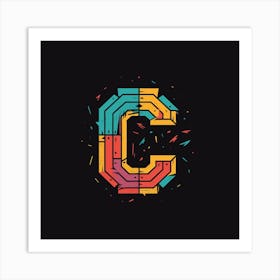 Letter C Art Print