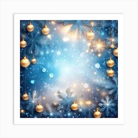 Christmas Background 1 Art Print