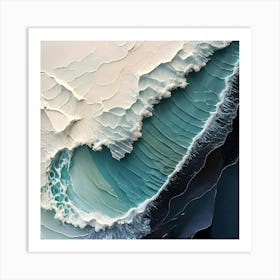 Abstract Of Waves 1 Art Print