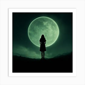 Full Moon Art Print