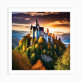 Neuschwanstein Castle 2 Art Print