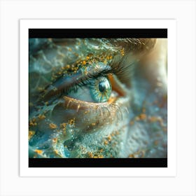 Woman'S Eye Art Print