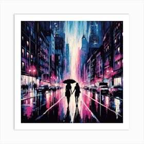 NY romance Art Print