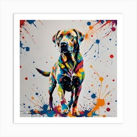 Labrador Retriever Square Print Art Print