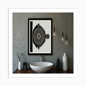 Black And White Print Art Print