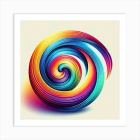 Abstract Spiral 2 Art Print