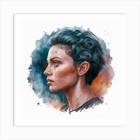 Portrait Of A Woman 14 Art Print