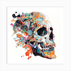 Skull Painting 38 Art Print