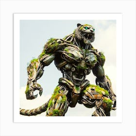 Mech Tigon Art Print