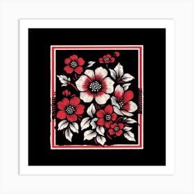 Red Flowers 1 Art Print