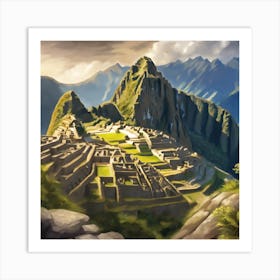 Machu Picchu Art Print