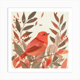 Autumn Bird 2 Art Print