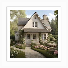 Cottage House Art Print