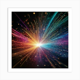 Rays Of Light Art Print