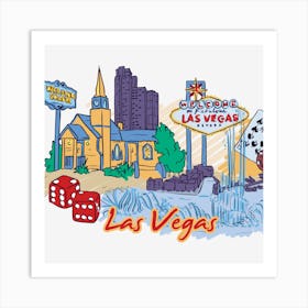 Las Vegas Art Print