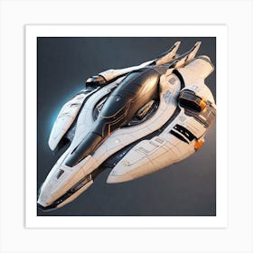 Spaceship 45 Art Print