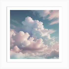 Cloudy Sky 4 Art Print