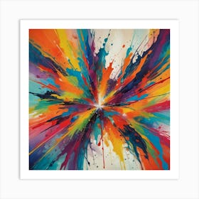 Burst 8 Art Print